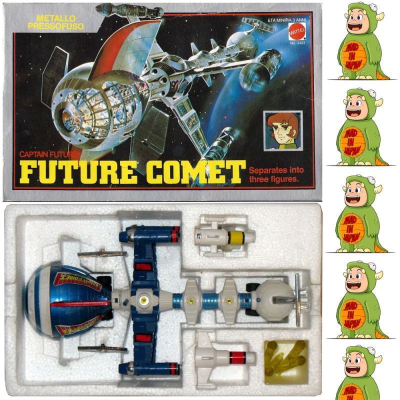 Capitaine Flam - vaisseau cyberlabe vintage - Future comet - Popy