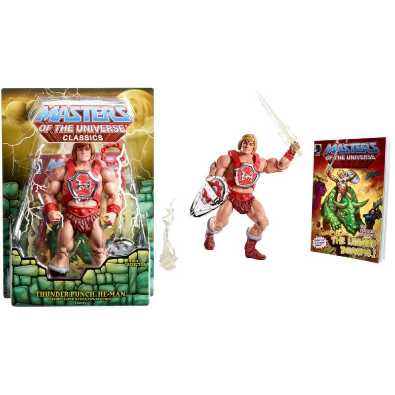 MAITRES DE L'UNIVERS CLASSICS figurine Musclor  He-Man Thunder Punch