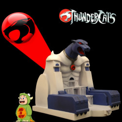 COSMOCATS THUNDERCATS" statue Forteresse Cats Lair"