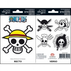 ONE PIECE Stickers Drapeaux Pirates