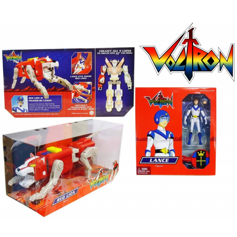 VOLTRON  GOLION 1 Red Lion & Lance Mattel