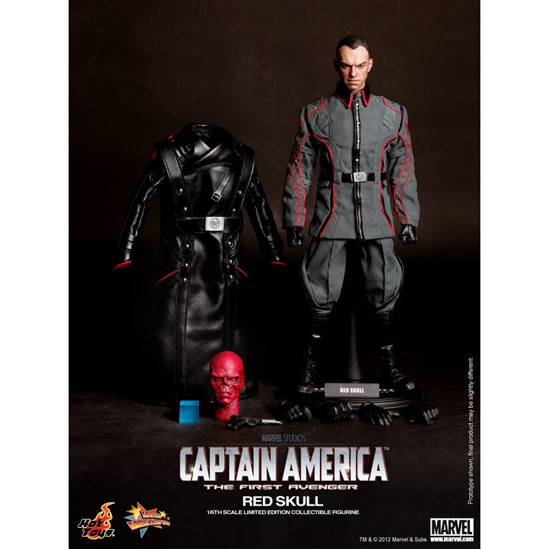 CAPTAIN AMERICA action figure Hot Toys Red Skull
