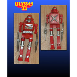 ULYSSE 31 figurine Robot Pompier en plastique Popy