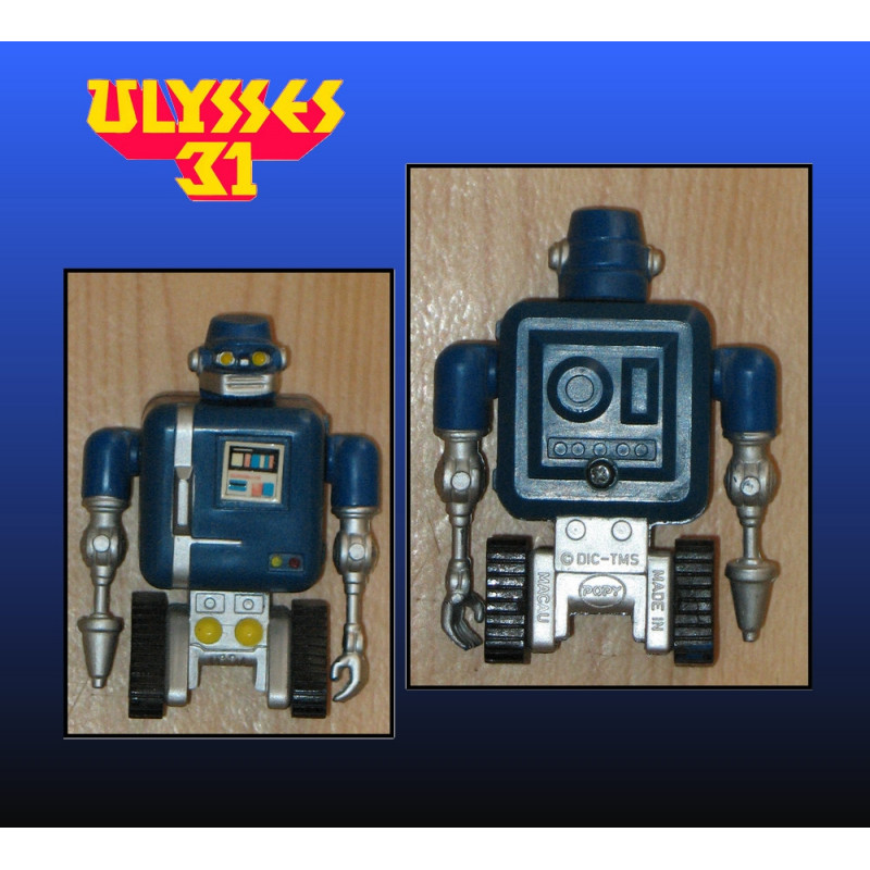 ULYSSE 31 figurine Robot Réparateur en plastique Popy