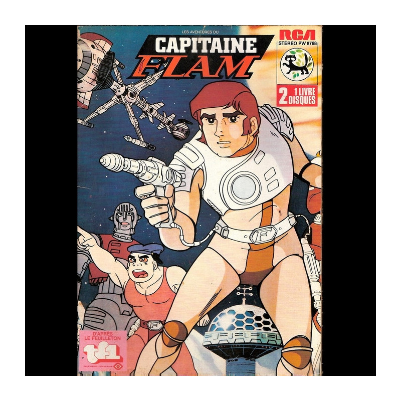 CAPITAINE FLAM - BD + 2 disques Vinyle 45 tours