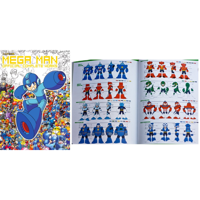 MEGAMAN Art book Official Complete Works