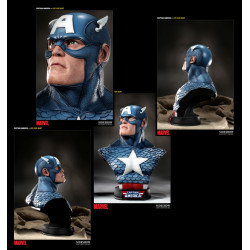 CAPTAIN AMERICA buste Captain America échelle 11 Sideshow