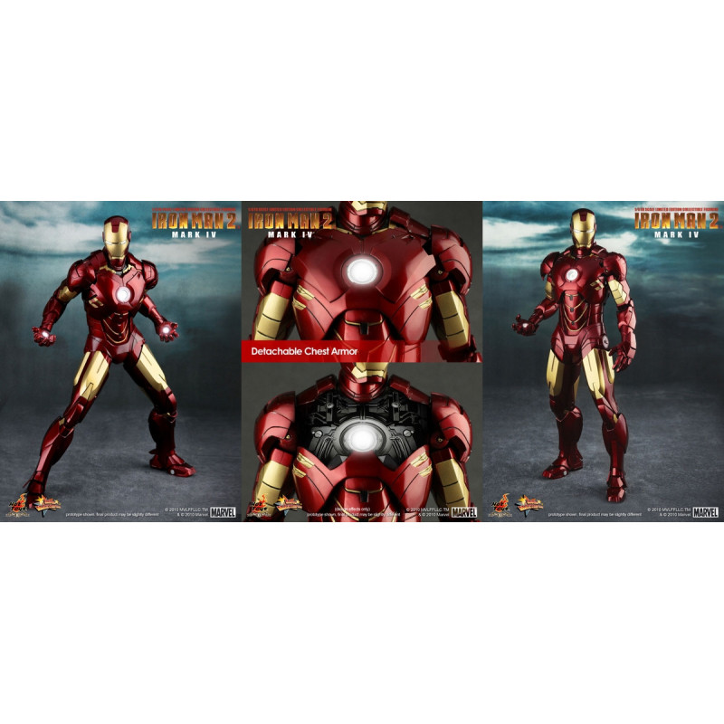 IRON MAN Mark IV 16 Action Figure Hot Toys