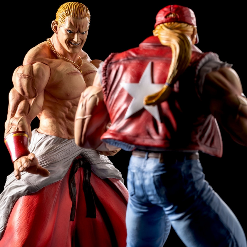 FATAL FURY SPECIAL Statuettes Terry Bogard vs Geese Howard Studio 24