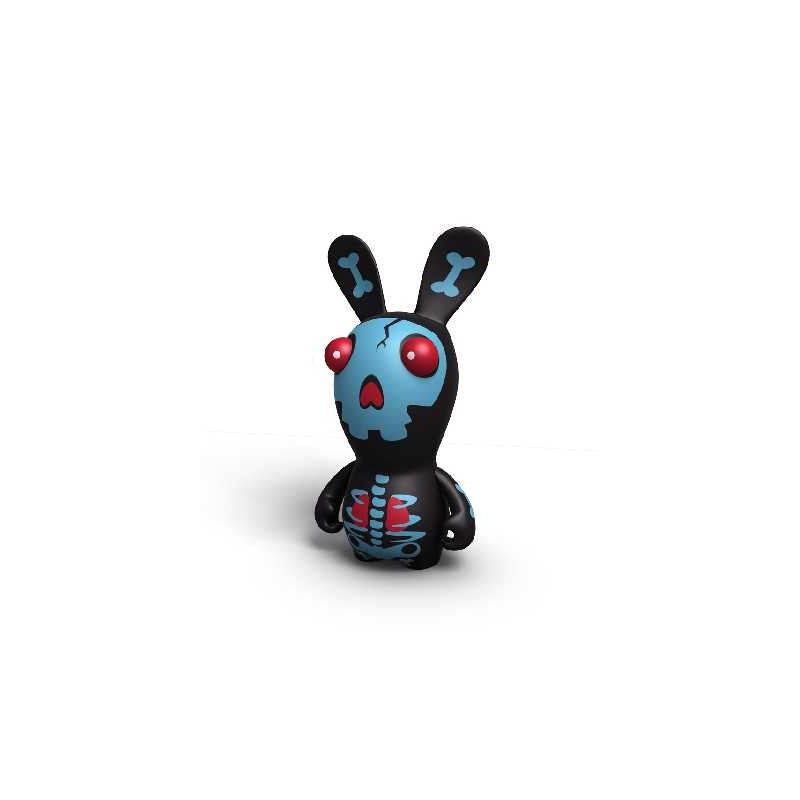 LES LAPINS CRETINS figurine Black Skeleton