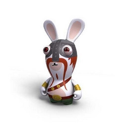 LES LAPINS CRETINS figurine Viking