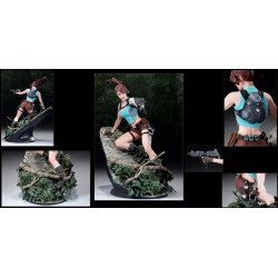 TOMB RAIDER statue Lara Croft Sideshow Premium Format