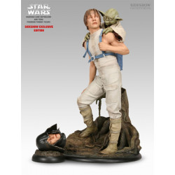 STAR WARS statue Luke & Yoda Training Premium Format Exclusive