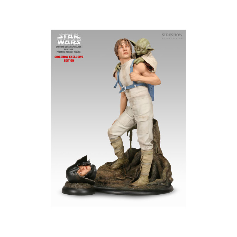 STAR WARS statue Luke & Yoda Training Premium Format Exclusive