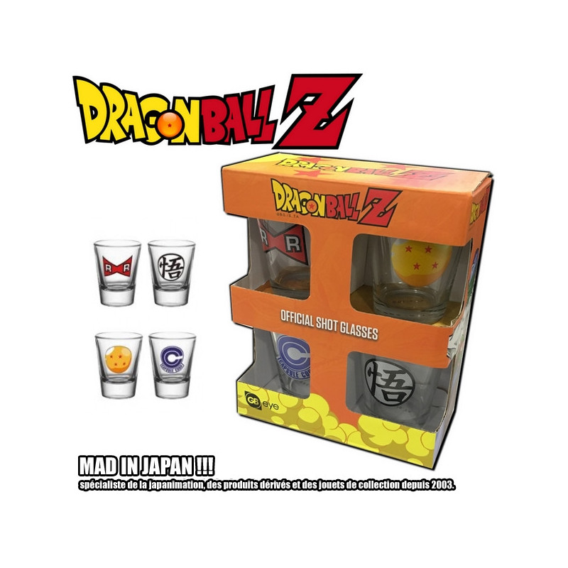 DRAGON BALL Z set de 4 Shooters  GB eye