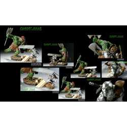 HULK (Planet) Green Scar VS Silver Savage Sideshow Exclusive Edition