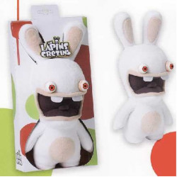 LES LAPINS CRETINS peluche 28 cm