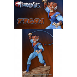 COSMOCATS THUNDERCATS" Statue Cold-Cast Porcelain Tigro (Tygra)"