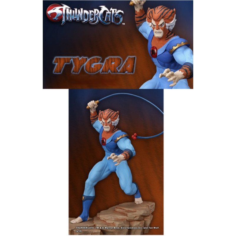 COSMOCATS THUNDERCATS" Statue Cold-Cast Porcelain Tigro (Tygra)"