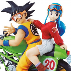 DRAGON BALL Figurine Son Goku & Chi-Chi  Desktop Real McCoy Megahouse