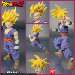  DRAGON BALL Z figurine Son Gohan Super Saiyan S.H. Figuarts Bandai