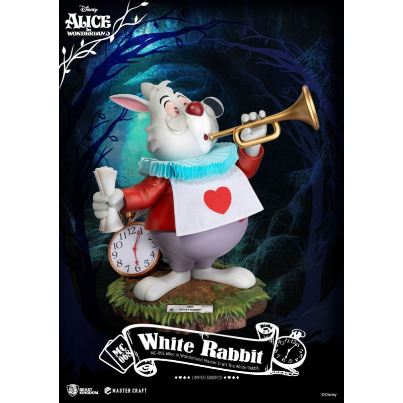 Statue Master Craft The White Rabbit Beast Kingdom Alice Au Pays Des Merveilles