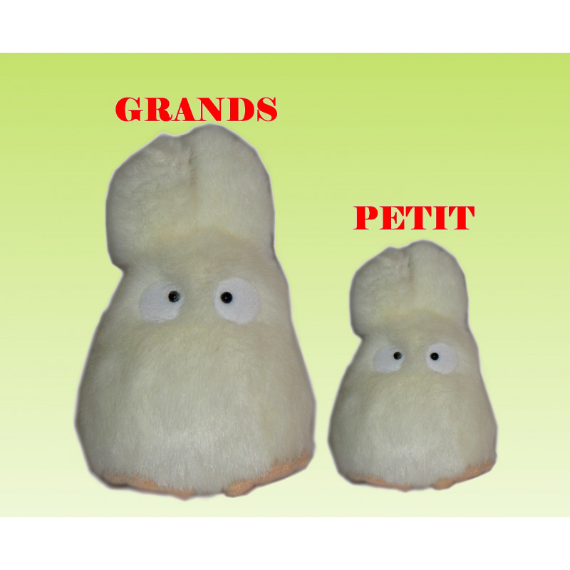 MON VOISIN TOTORO peluche officielle Totoro blanc - 12 cm