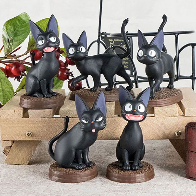 Collection 6 Figurines Jiji Benelic Kiki la petite sorcière