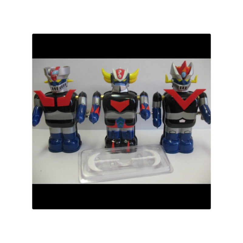 GO NAGAI Set de 3 robots en tôle Goldorak Mazinger Great Mazinger