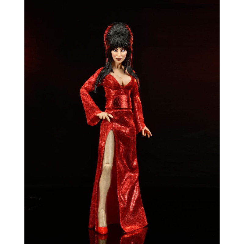 Figurine Elvira Clothed Red Fright And Boo Neca Elvire Mistress Of