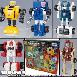  TRANSFORMERS Encore 10 Pack de 5 Mini-Bots Takara Tomy