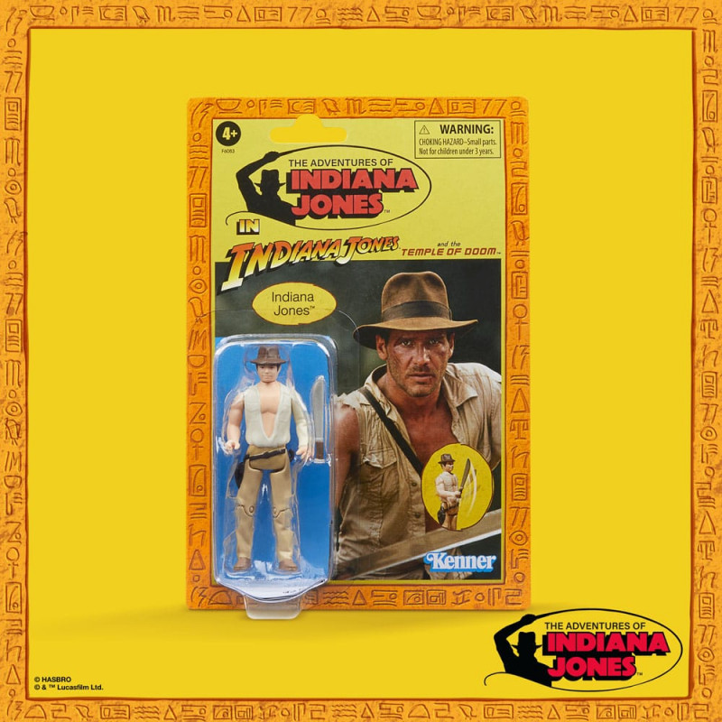 INDIANA JONES Figurine Indiana Jones Temple Maudit Retro Collection Hasbro