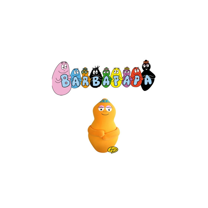 BARBAPAPA Peluche Barbotine Leblon-Delienne 16 cm