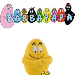 BARBAPAPA Peluche Barbidou Leblon-Delienne 16 cm