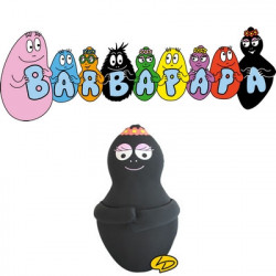 BARBAPAPA Peluche Barbamama Leblon-Delienne 16 cm