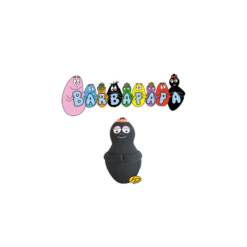 BARBAPAPA Peluche Barbamama Leblon-Delienne 16 cm