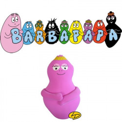 BARBAPAPA Peluche Barbabelle Leblon-Delienne 30 cm