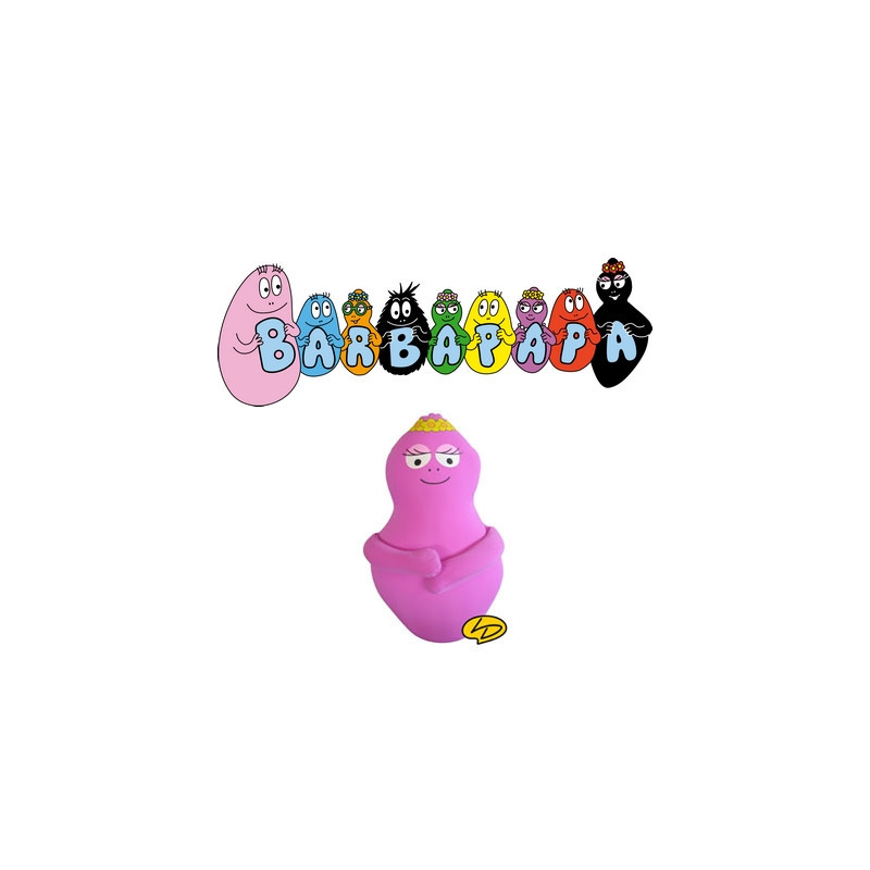 BARBAPAPA Peluche Barbabelle Leblon-Delienne 30 cm