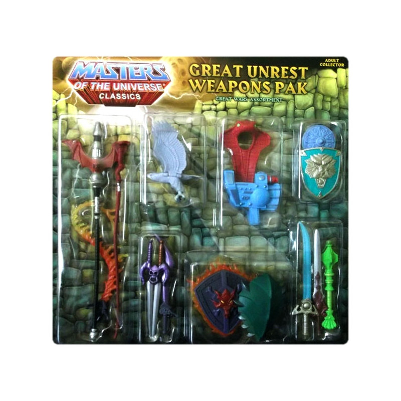 Maitres de l'Univers Classics Weapons Pack Great Unrest