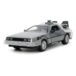 RETOUR VERS LE FUTUR I DeLorean Time Machine Jada Toys 1/24ème