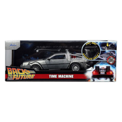 RETOUR VERS LE FUTUR I DeLorean Time Machine Jada Toys 1/24ème