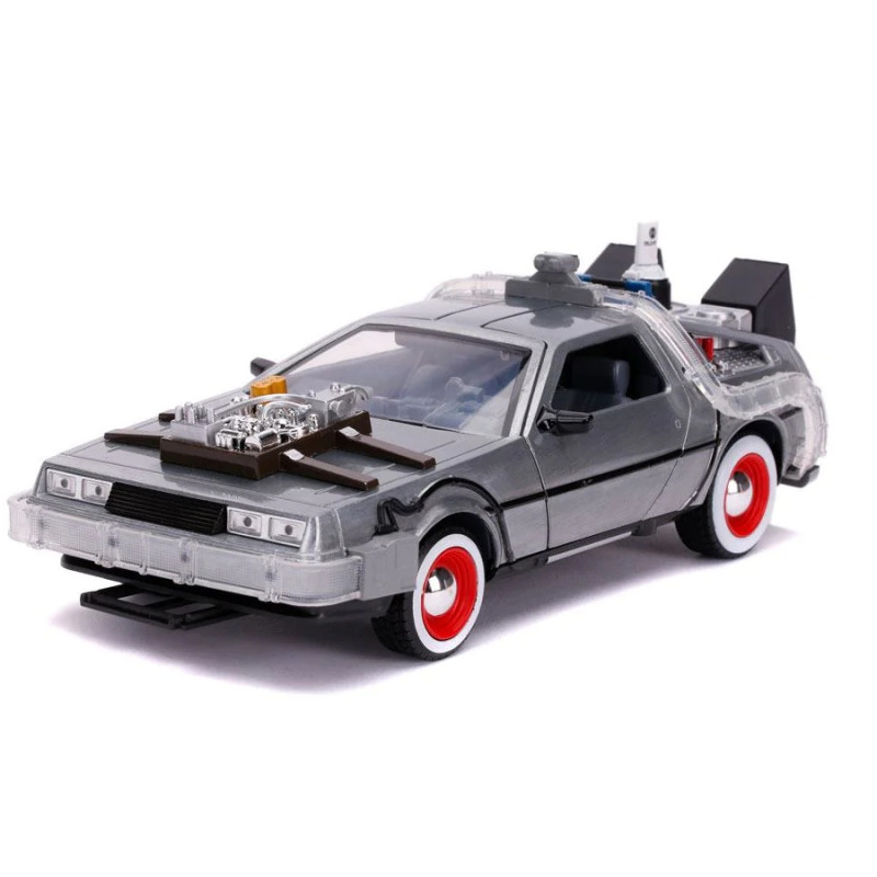 Figurine DeLorean Time Machine, Movie Masterpiece - Retour vers le Futur  III - Hot Toys
