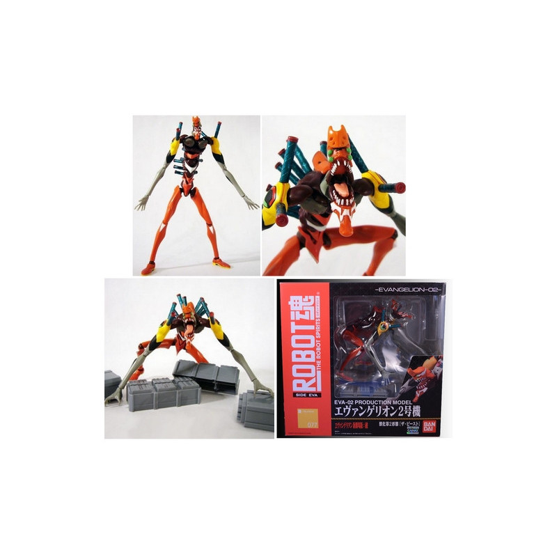 EVANGELION figurine Robot Spirits EVA-02 Production Model