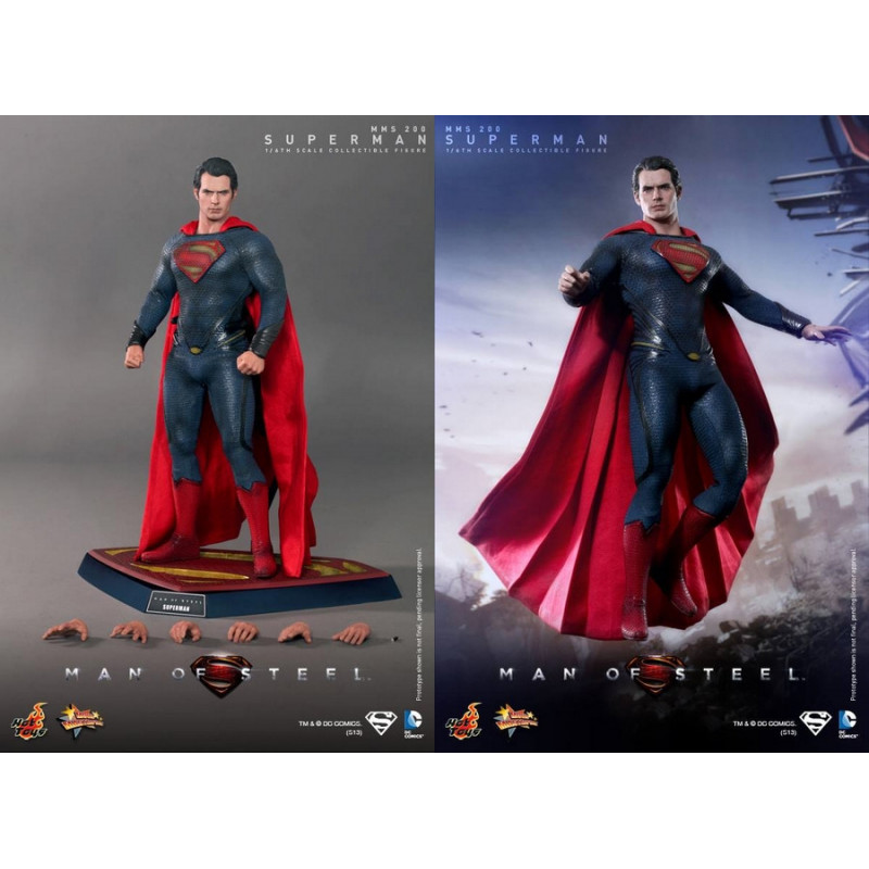 SUPERMAN Man Of Steel Figurine Superman Hot Toys