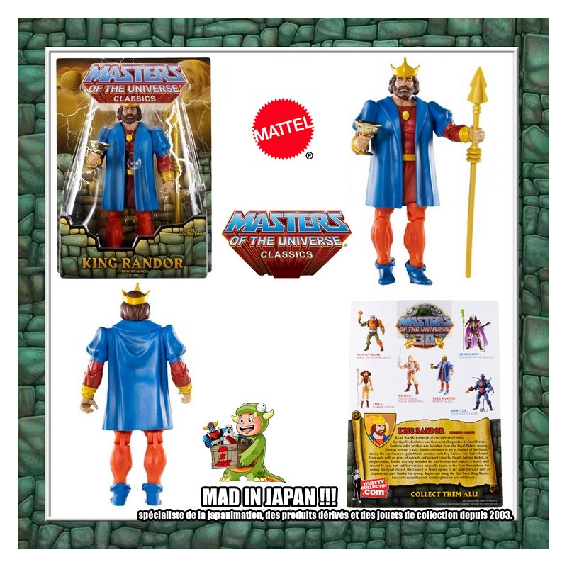 MAITRES DE l'UNIVERS CLASSICS figurine King Randor Eternos Palace