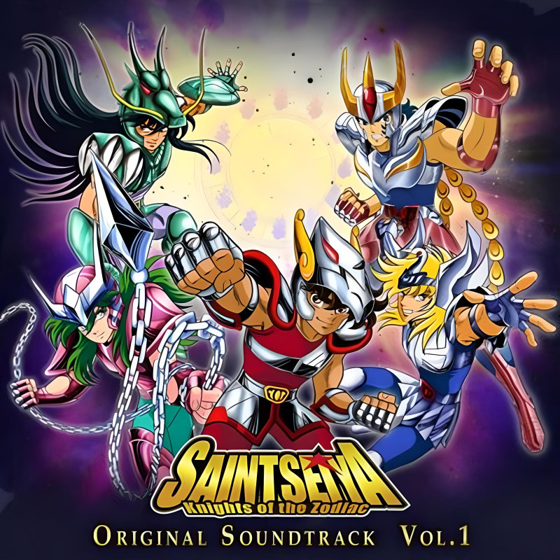 Disque Vinyle Saint Seiya Original Soundtrack Volume 1 Microids