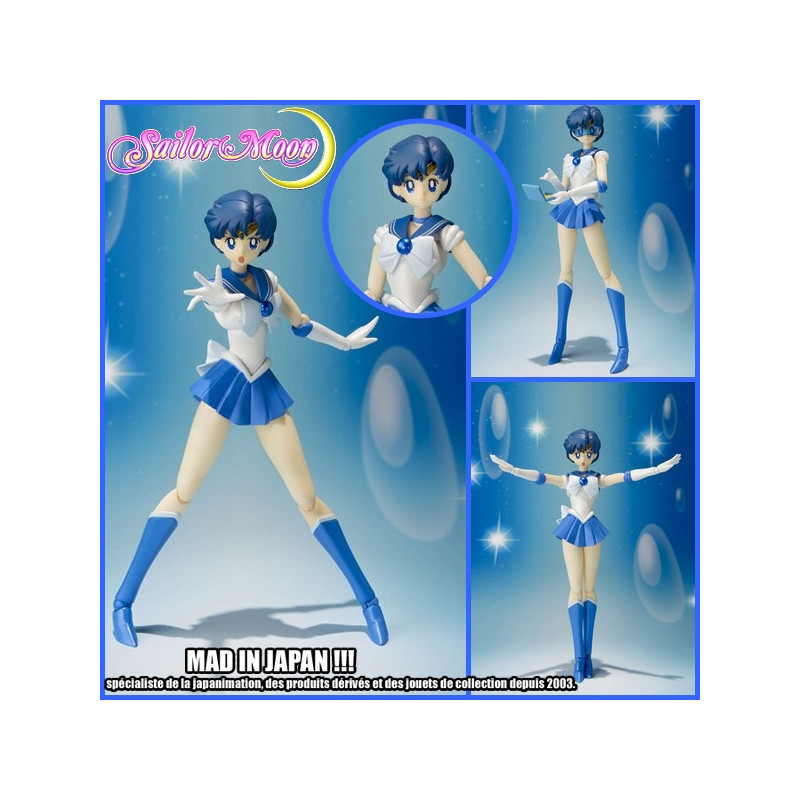 SAILOR MOON figurine Sailor Mercury Bandai S.H. Figuarts