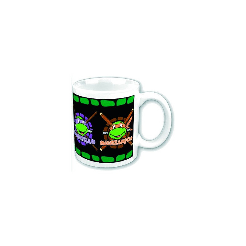 TORTUES NINJA mug 4 têtes tortues