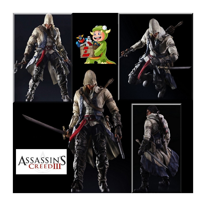 ASSASSIN’S  CREED III Figurine Connor Kenway Play Arts Kai