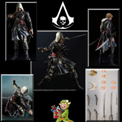 ASSASSIN’S CREED IV Figurine Edward Kenway Play Arts Kai